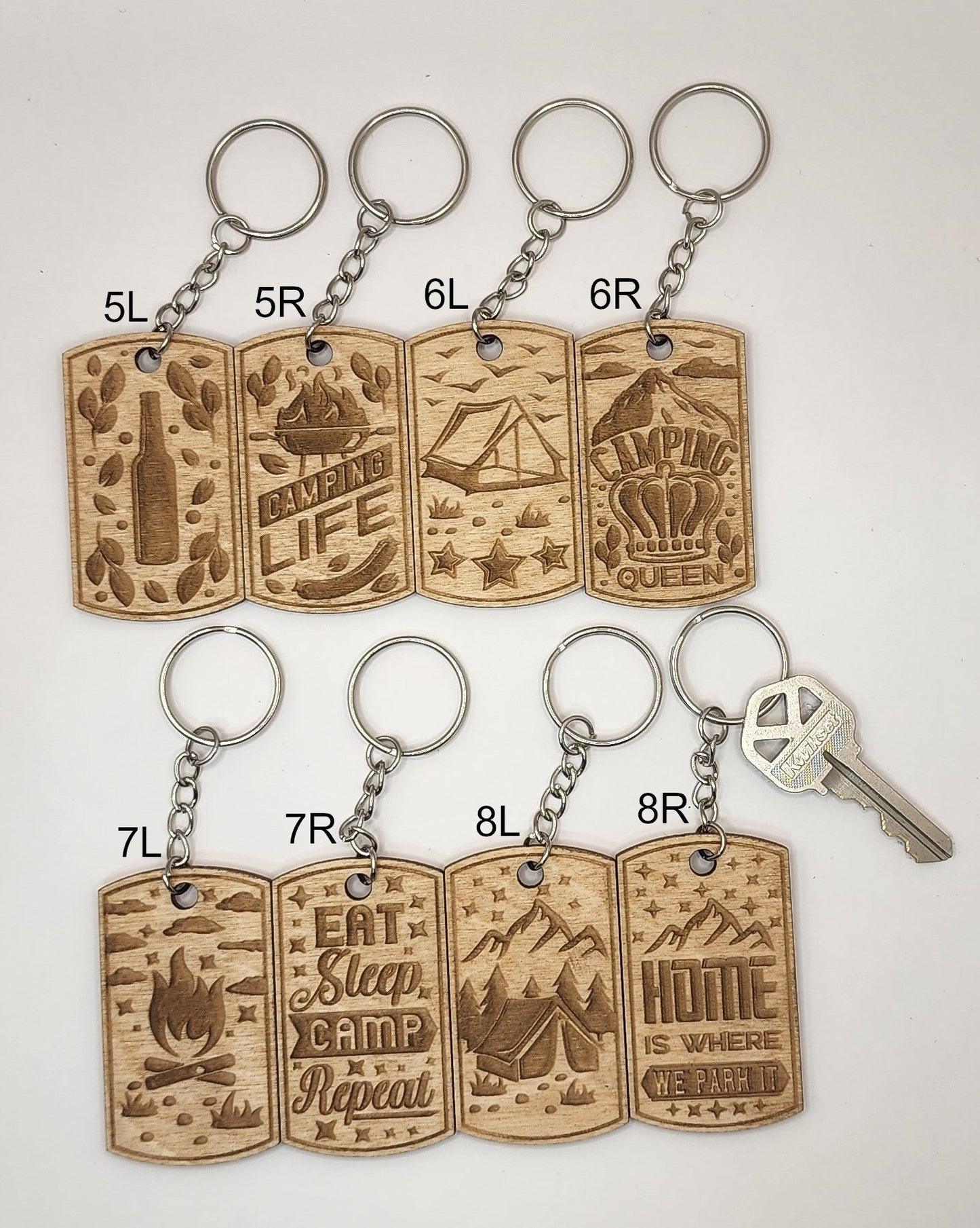 Camping Keychains Collection 2