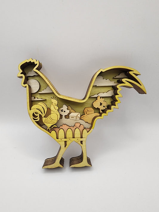 Rooster 3D Art