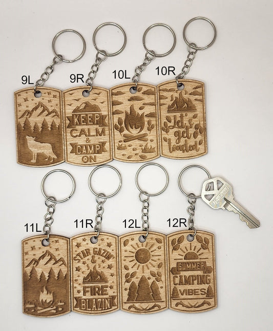 Camping Keychains Collection 3