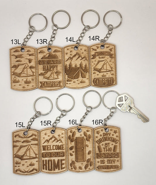 Camping Keychains Collection 4