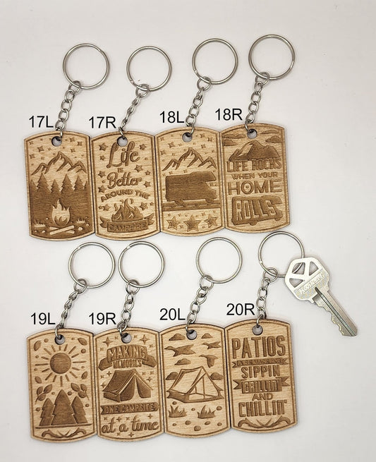 Camping Keychains Collection 5