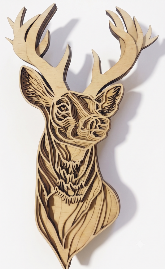 Large Deer Head